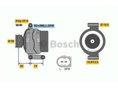 Alternatore Bosch per Citroen - Fiat - Peugeot